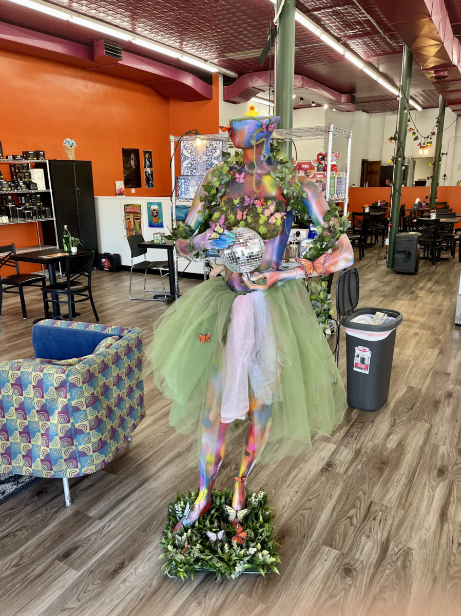 MAJESTIC MANNEQUIN. Artist Maddison Pye’s “Fairy God Mother” is featured at the entrance of The G.W. Carver Cultural Center. 